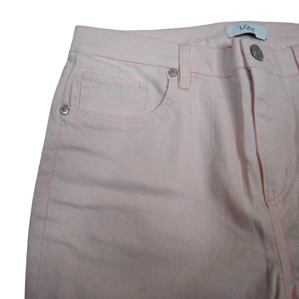 LOFT Womens 10 Mid Rise Pale Pink Skinny Jean NEW - Picture 6 of 12